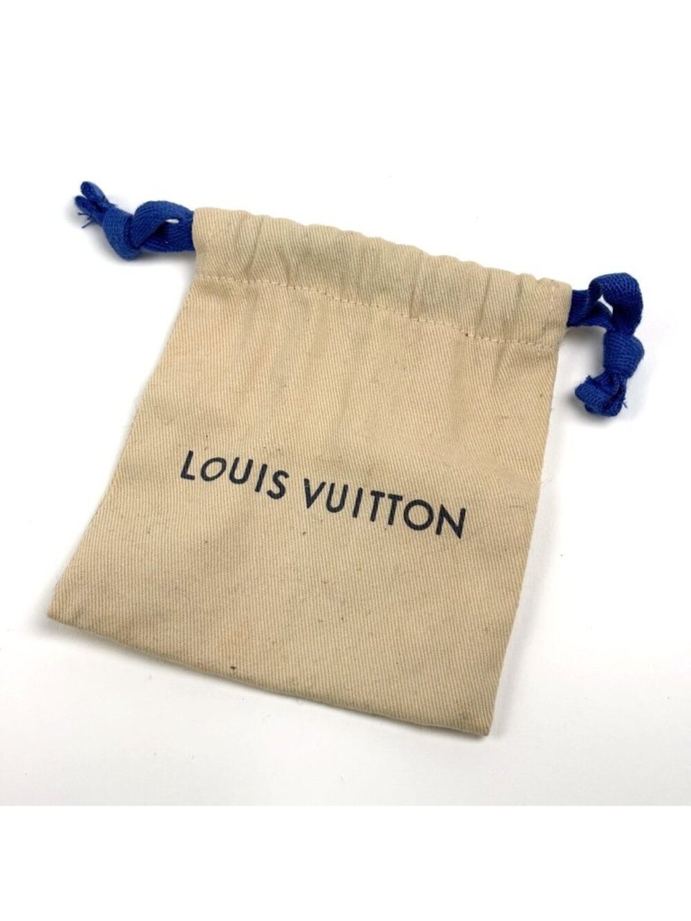 Louis Vuitton Bracelet Chain Links Monogram Metal Silver Blue - Picture 6 of 6
